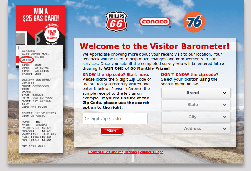 Phillips66 Visitor Barometer Survey