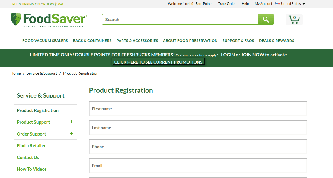 Product Registration