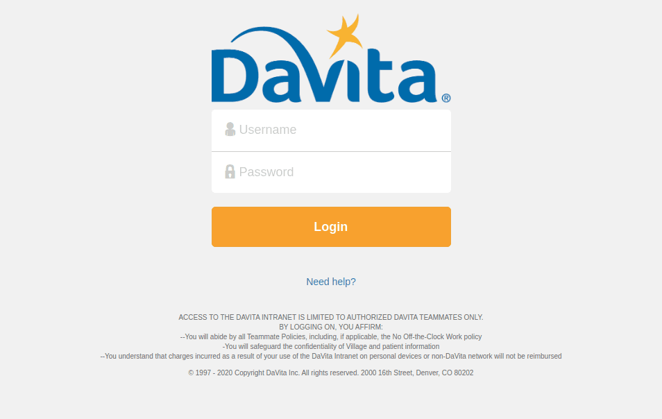 DaVita Village Login tips