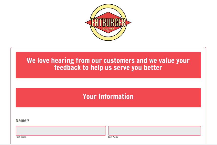 Formstack Feedback Survey