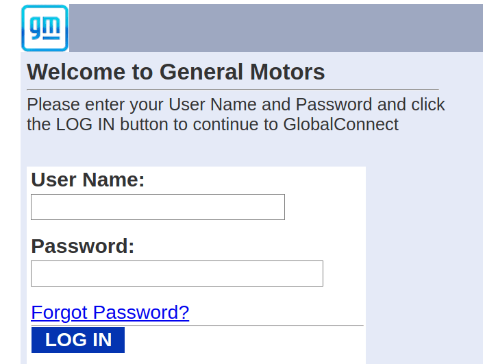 gm global connect login tips