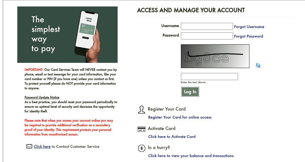citi prepaid card login