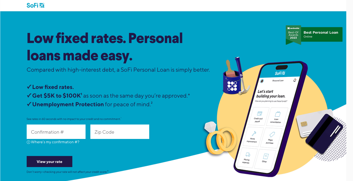 sofi loan application tips