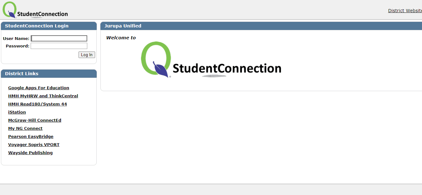 Student connect jusd login
