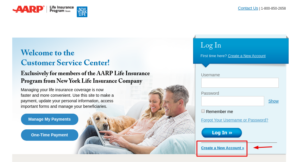 AARP Create Account