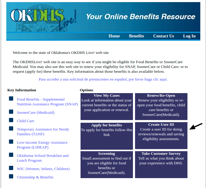 OKDHS Create User