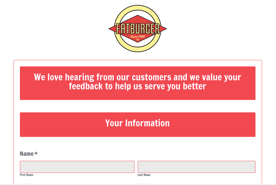 Formstack Feedback Survey