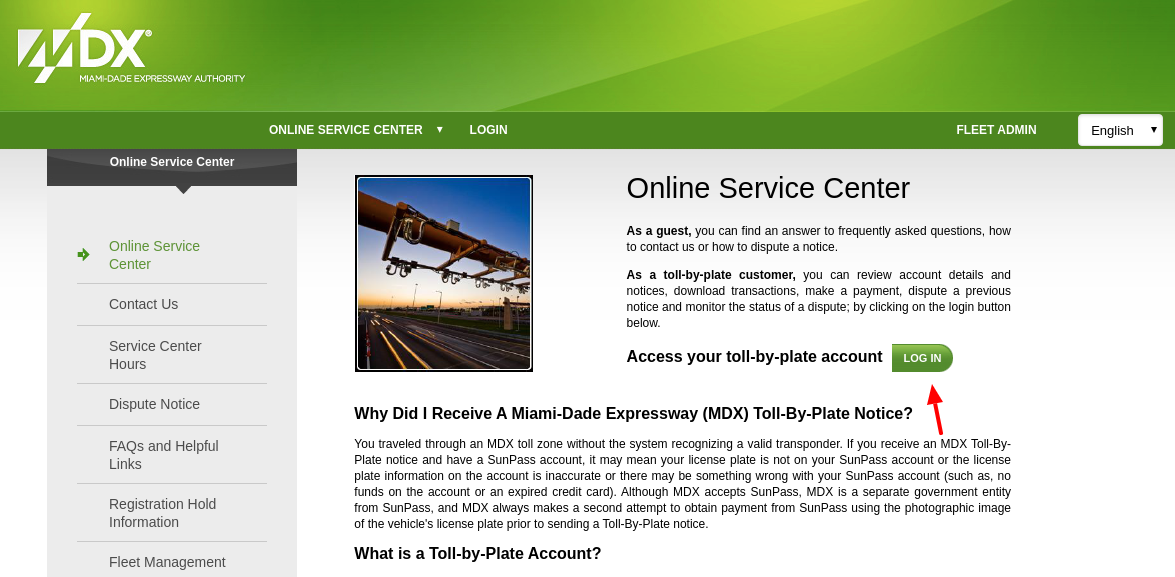 MDX Login