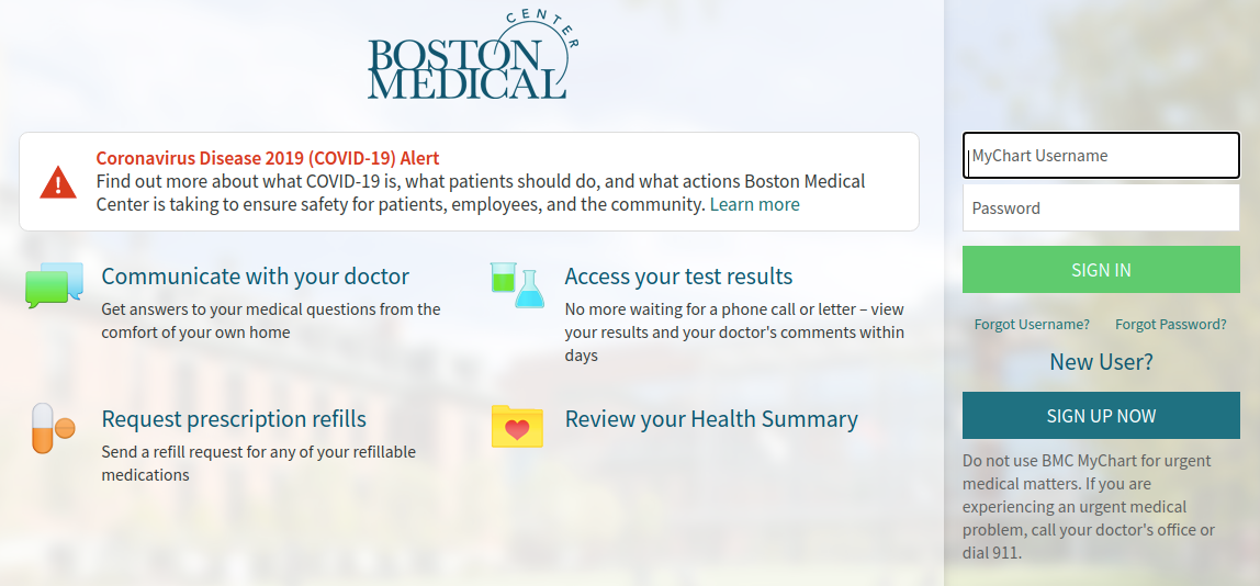 Mychart bmc Access To Your BMC Online Account