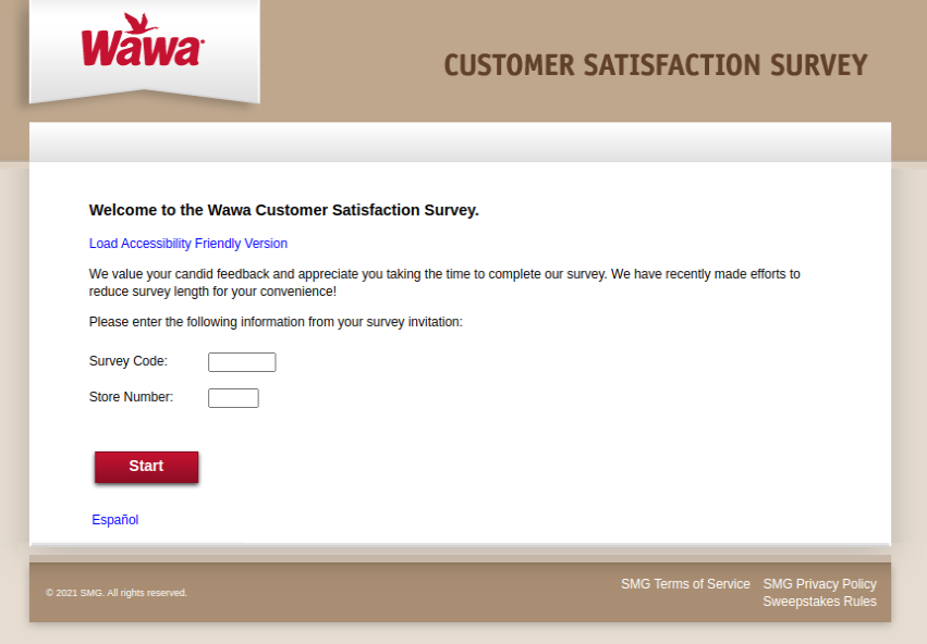 Wawa Customer Survey