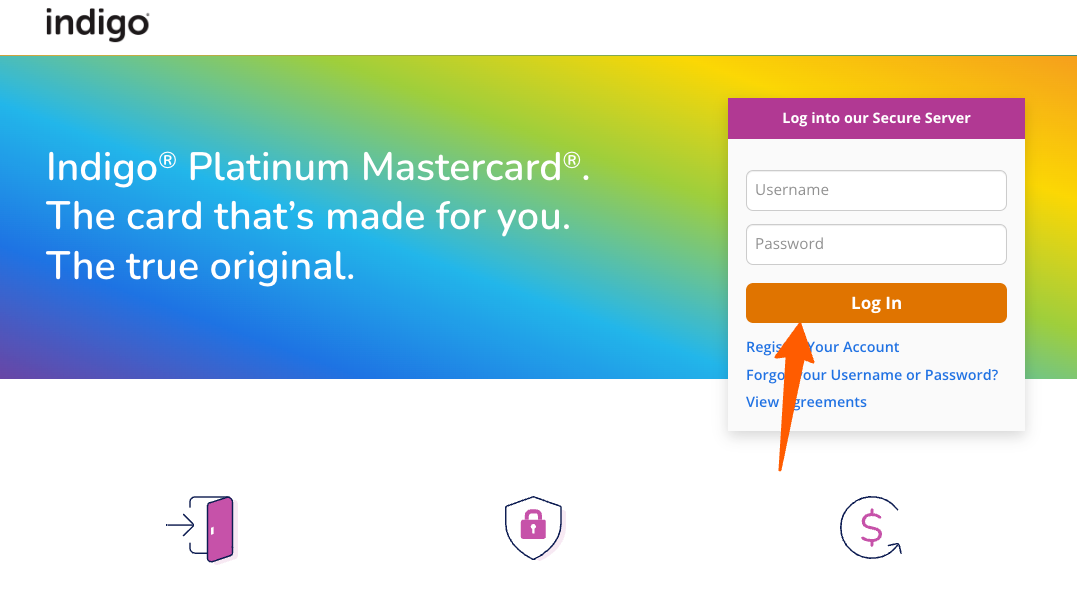Indigo Card Login