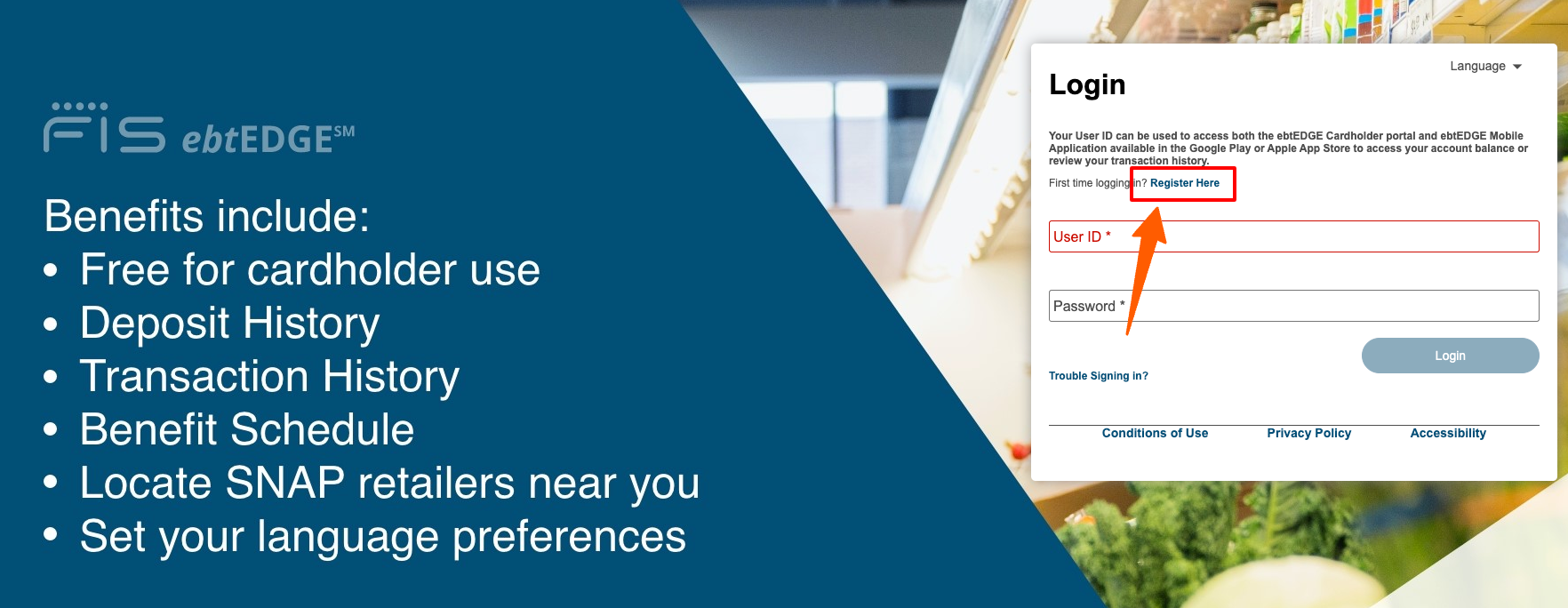 register for ebtedge login account